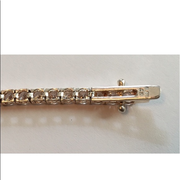 Sterling Silver Tennis Bracelet - Picture 3 of 7